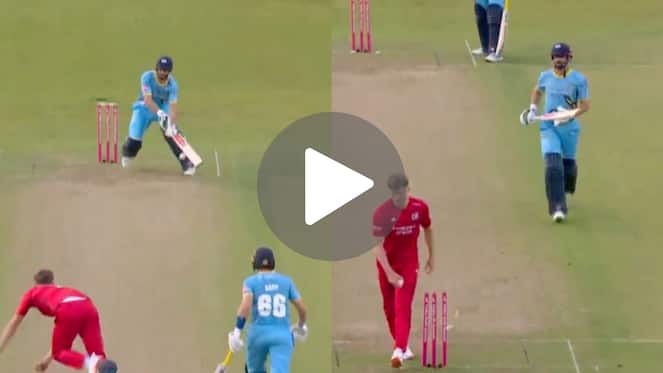 [Watch] Shan Masood Given Not Out Despite Falling Short Of The Crease In T20 Blast